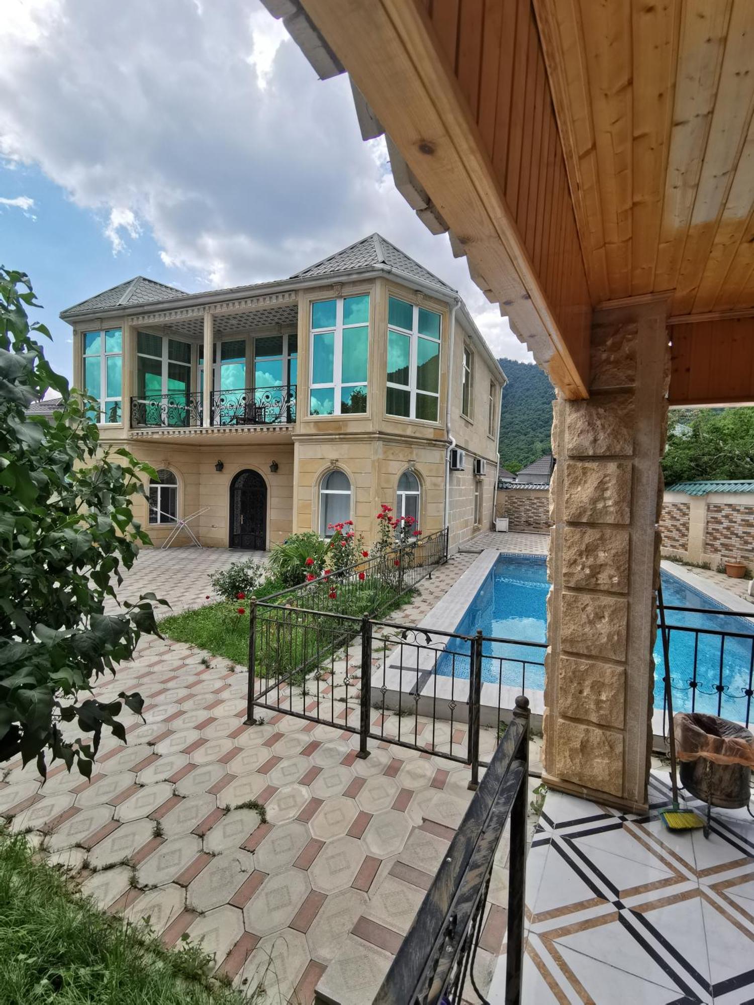 Raffles Villa With Pool Gabala Esterno foto