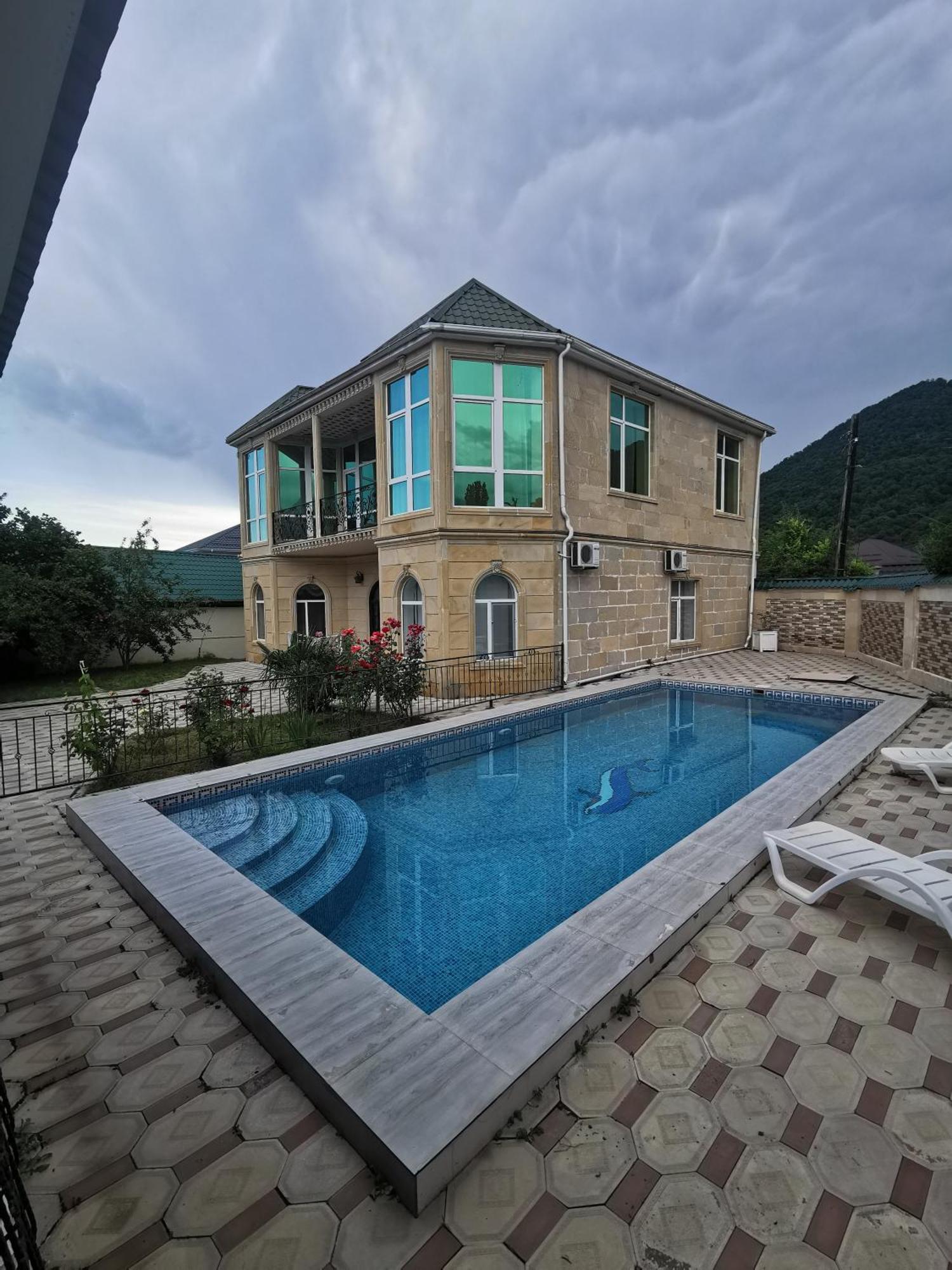 Raffles Villa With Pool Gabala Esterno foto